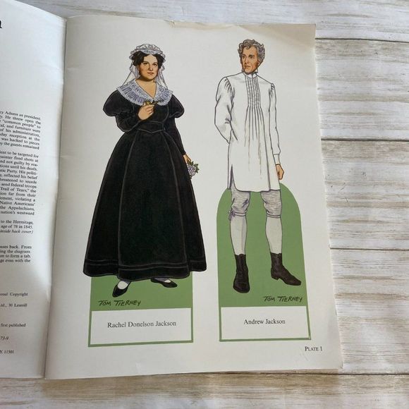 - Andrew Jackson and His Family Paper Dolls by Tom Tierney 2001 VINTAGE UN… - Picture 3 of 7